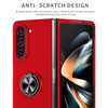 Slim Protective Cover with Ring Grip for Samsung Galaxy Z Fold 5 - Red
