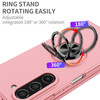 Slim Protective Cover with Ring Grip for Samsung Galaxy Z Fold 5 - Pink