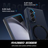 Slim Protective Cover with MagSafe Magnetic Ring for Samsung Galaxy Z Fold 5 - Blue