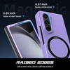 Slim Protective Cover with MagSafe Magnetic Ring for Samsung Galaxy Z Fold 5 - Purple