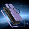 Slim Protective Cover with MagSafe Magnetic Ring for Samsung Galaxy Z Fold 5 - Purple