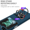 Slim Protective Cover with Ring Grip for Samsung Galaxy Z Flip 5 - Blue