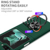 Slim Protective Cover with Ring Grip for Samsung Galaxy Z Flip 5 - Green