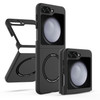 Slim Protective Cover with MagSafe Magnetic Ring for Samsung Galaxy Z Flip 5 - Black