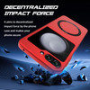 Slim Protective Cover with MagSafe Magnetic Ring for Samsung Galaxy Z Flip 5 - Red