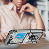 Ring Grip Hybrid Case for Samsung Galaxy Z Flip 5 - Silver