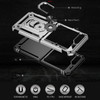 Ring Grip Hybrid Case for Samsung Galaxy Z Flip 5 - Silver