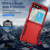 TUFF Hybrid Armor Case for Samsung Galaxy Z Flip 5 - Red