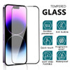 Edge-to-Edge Full Coverage HD Tempered Glass Screen Protector for iPhone 15 Pro Max / iPhone 15 Plus