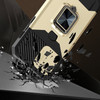 Military Grade All-In-One Ring Stand Card Case for iPhone 15 - Gold