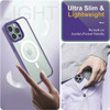 MagSafe Compatible Premium Hybrid Protective Case for iPhone 15 Pro Max - Purple