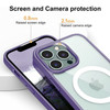 MagSafe Compatible Premium Hybrid Protective Case for iPhone 15 Plus - Purple