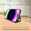 MagSafe Compatible Hybrid Case with Camera Ring Stand for iPhone 15 Pro Max - Black