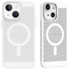 Perforated Heat Dissipation Case with MagSafe for iPhone 15 Plus - White