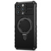 Hybrid Armor Case with MagSafe Ring Stand for iPhone 15 Pro - Black