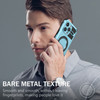 Hybrid Armor Case with MagSafe Ring Stand for iPhone 15 Pro - Sky Blue
