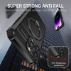 Hybrid Armor Case with MagSafe Ring Stand for iPhone 15 Plus - Black