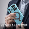 Hybrid Armor Case with MagSafe Ring Stand for iPhone 15 Plus - Sky Blue