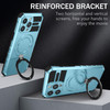 Hybrid Armor Case with MagSafe Ring Stand for iPhone 15 Plus - Sky Blue