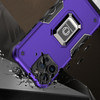Military Grade Shockproof Hybrid Armor Case with Ring Grip for iPhone 15 Pro - Purple