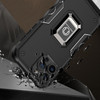 Military Grade Shockproof Hybrid Armor Case with Ring Grip for iPhone 15 Plus - Black