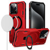 Advanced Armor Case with MagSafe Ring Stand for iPhone 15 Pro - Red