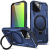 Advanced Armor Case with MagSafe Ring Stand for iPhone 15 Plus - Blue