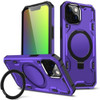 Advanced Armor Case with MagSafe Ring Stand for iPhone 15 - Purple