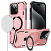 Advanced Armor Case with MagSafe Ring Stand for iPhone 15 - Pink