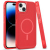 TUFF Hybrid Armor Case with MagSafe for iPhone 15 Plus - Red