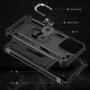 Military Grade Hybrid Case with Ring Grip for iPhone 15 Pro - Black