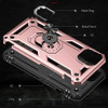 Military Grade Hybrid Case with Ring Grip for iPhone 15 - Rose Gold