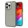 Stardust Glitter Hybrid Case for iPhone 15 Pro - Black