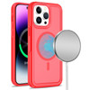 Candy Series Hybrid Case with MagSafe for iPhone 15 Pro Max - Red
