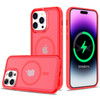 Candy Series Hybrid Case with MagSafe for iPhone 15 Pro Max - Red