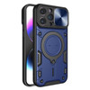 Elite Series Hybrid Case with MagSafe Ring Stand and Camera Lens Cover for iPhone 15 Pro Max - Blue