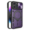 Elite Series Hybrid Case with MagSafe Ring Stand and Camera Lens Cover for iPhone 15 Pro Max - Purple