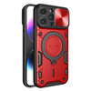 Elite Series Hybrid Case with MagSafe Ring Stand and Camera Lens Cover for iPhone 15 Pro Max - Red