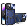 Elite Series Hybrid Case with MagSafe Ring Stand and Camera Lens Cover for iPhone 15 Plus - Blue