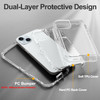 Military Grade Transparent Hybrid Case for iPhone 15