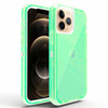 Military Grade Transparent Hybrid Case for iPhone 15 - Green