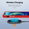 Tough Shield Snap-on Transparent Case for iPhone 15 Pro - Red