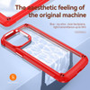 Tough Shield Snap-on Transparent Case for iPhone 15 Pro - Red