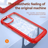 Tough Shield Snap-on Transparent Case for iPhone 15 Plus - Red