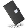 Extra Series Essential Leather Wallet Stand Case for iPhone 15 Pro - Black