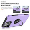 360 Rotating Ring Grip Hybrid Case for iPhone 15 Pro Max - Purple
