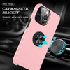 360 Rotating Ring Grip Hybrid Case for iPhone 15 Pro Max - Pink