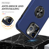 360 Rotating Ring Grip Hybrid Case for iPhone 15 Pro - Blue