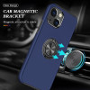 360 Rotating Ring Grip Hybrid Case for iPhone 15 Plus - Blue