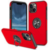 360 Rotating Ring Grip Hybrid Case for iPhone 15 Plus - Red
